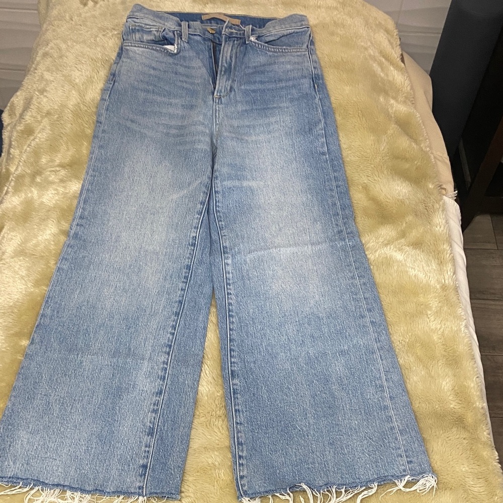 Joe's Jeans Light Blue Flare Wide-Leg Denim